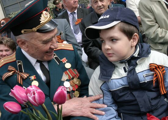 Victory Day festivities in Rostov-on-Don