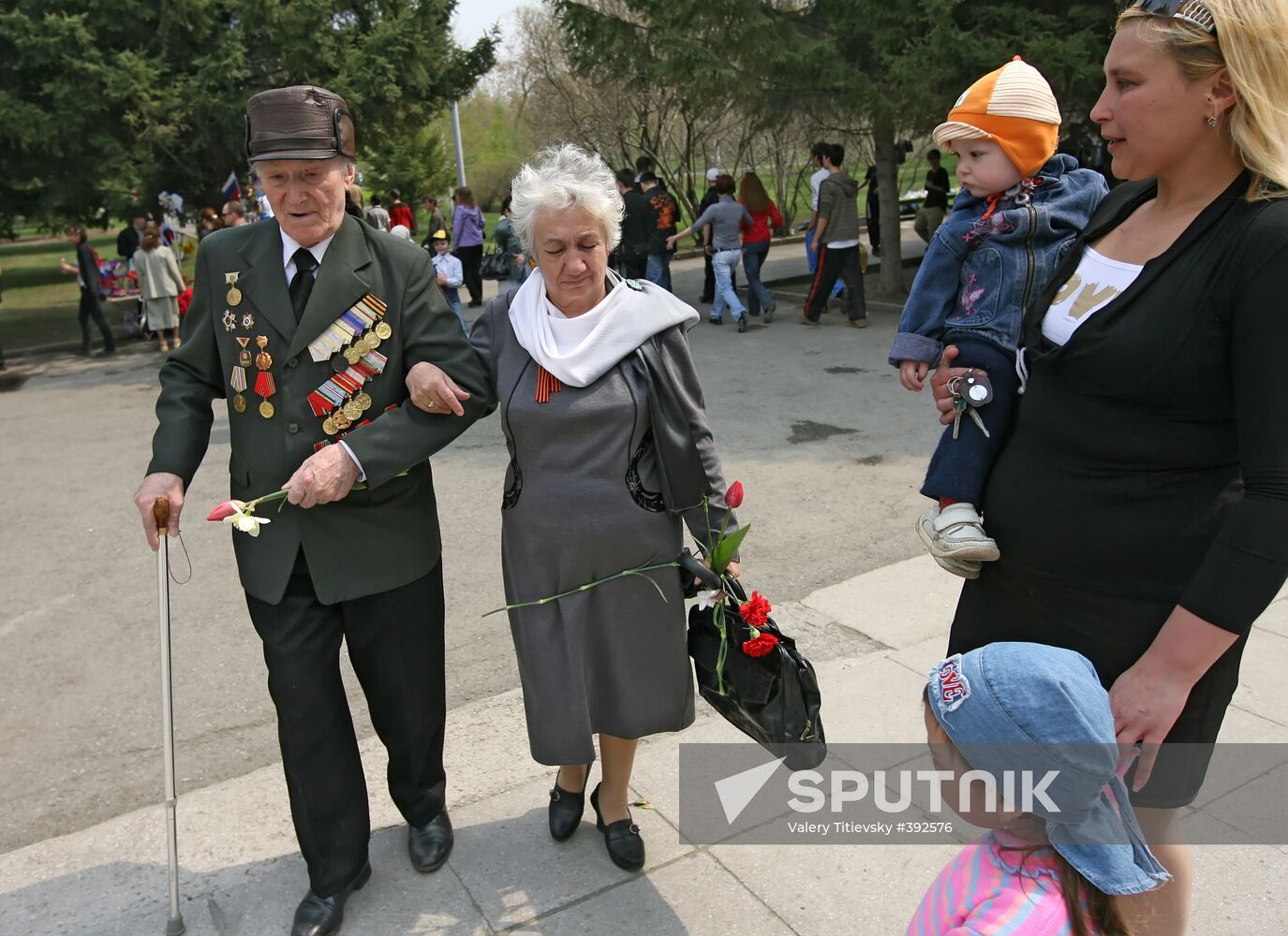 Victory Day festivities in Novosibirsk
