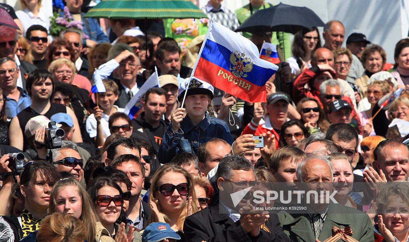 Victory Day celebrations in Sevastopol