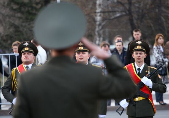 Victory Day celebrations in Krasnoyarsk