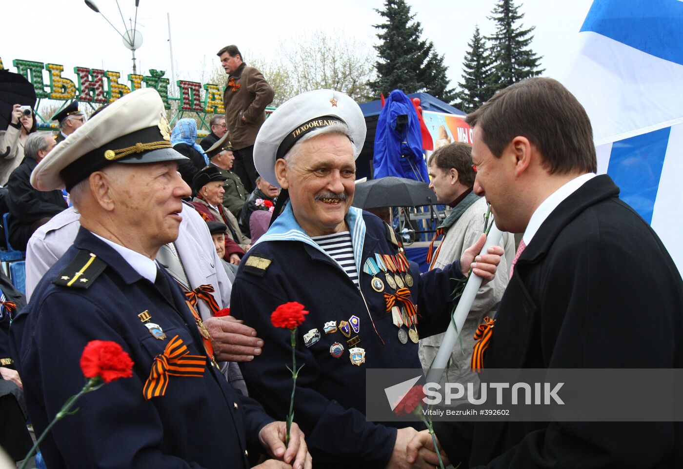 Victory Day celebrations in Krasnoyarsk