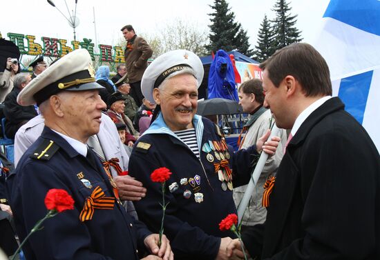 Victory Day celebrations in Krasnoyarsk