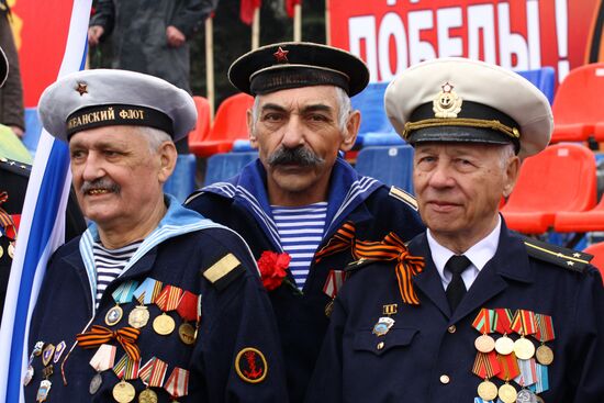 Victory Day celebrations in Krasnoyarsk