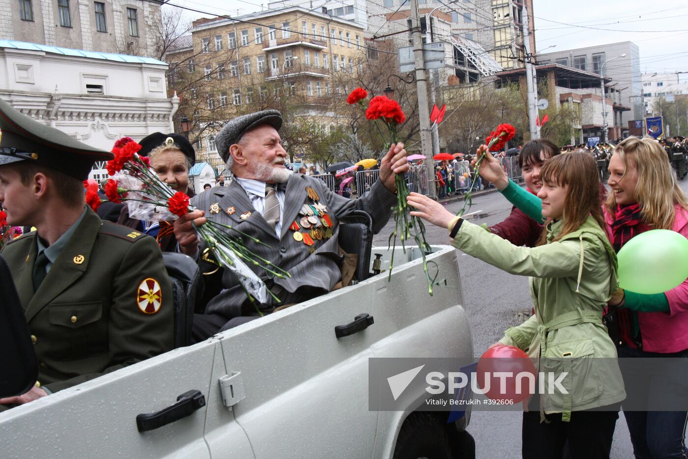 Victory Day celebrations in Krasnoyarsk