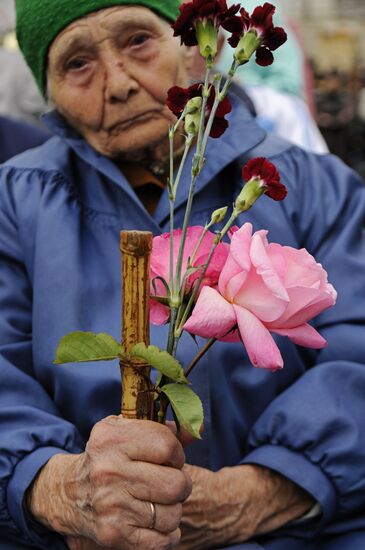 Victory Day celebrations in Abkhazia