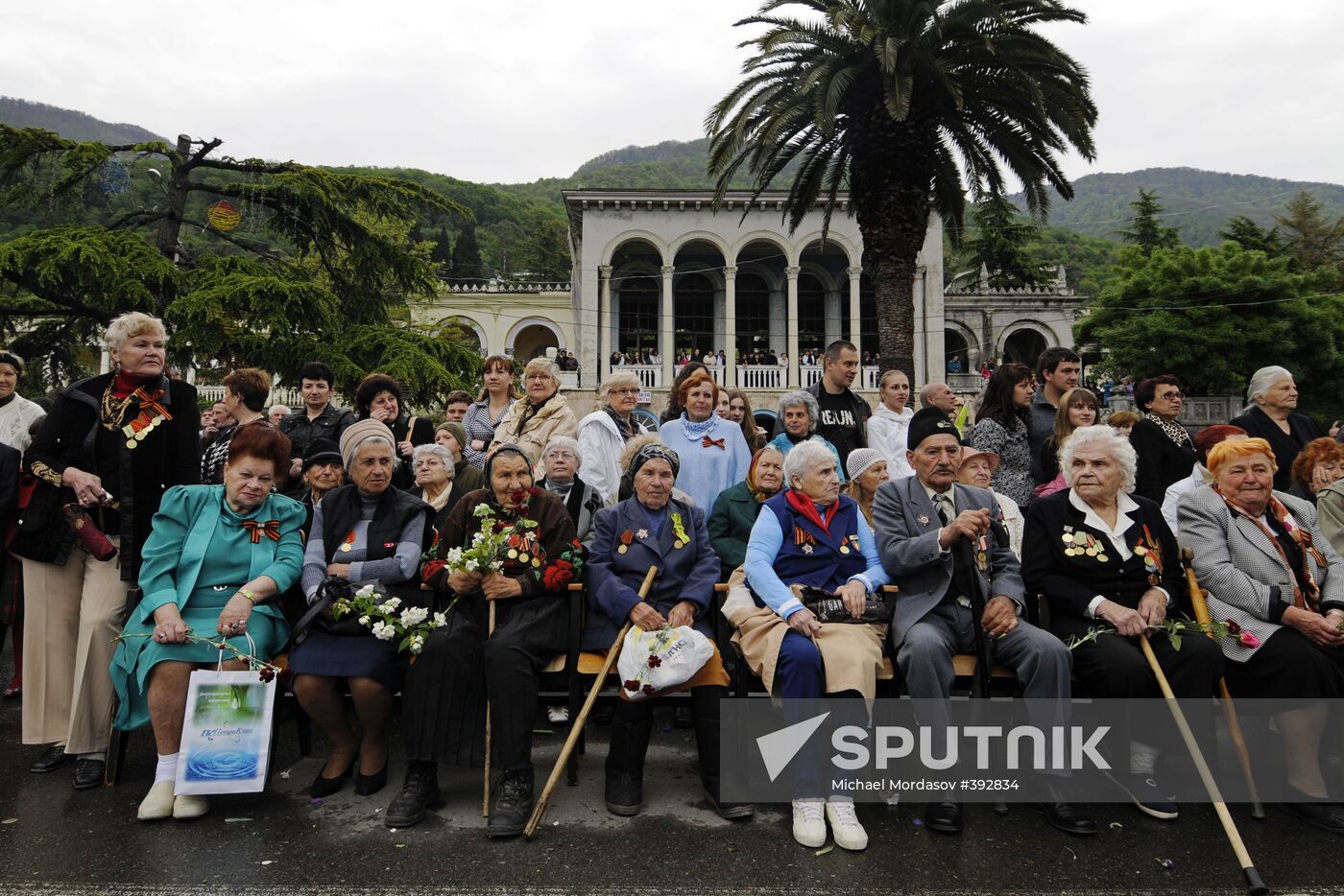 Victory Day celebrations in Abkhazia