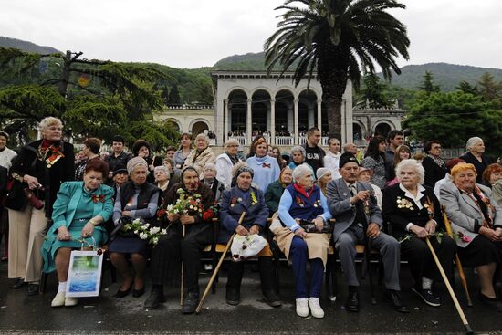 Victory Day celebrations in Abkhazia