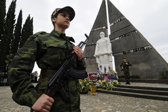 Victory Day celebrations in Abkhazia