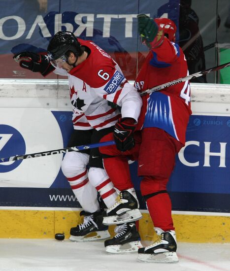 2009 World Ice Hockey Championship final. Russia 2-1 Canada