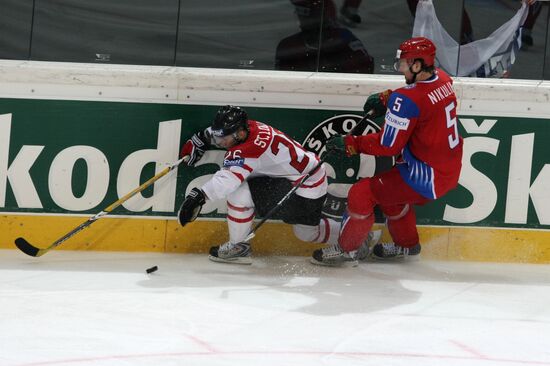 2009 World Ice Hockey Championship final. Russia 2-1 Canada