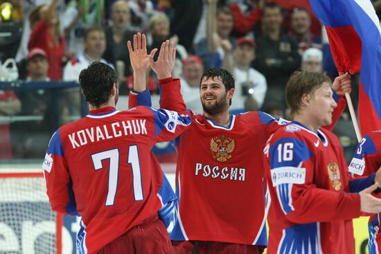 2009 World Ice Hockey Championship final. Russia 2-1 Canada