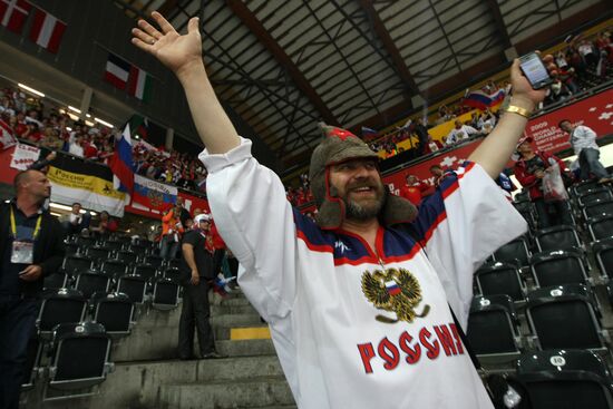 2009 World Ice Hockey Championship final. Russia 2-1 Canada