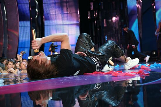 Eurovision 2008 winner Dima Bilan of Russia