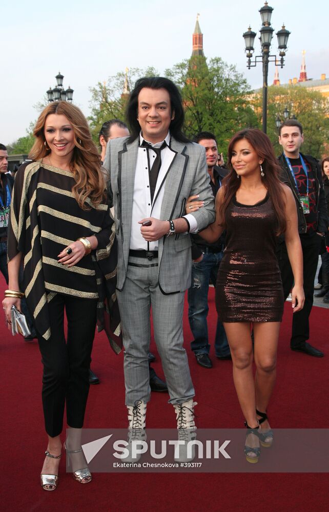 Angelika Agurbash, Filipp Kirkorov and Ani Lorak