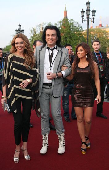 Angelika Agurbash, Filipp Kirkorov and Ani Lorak