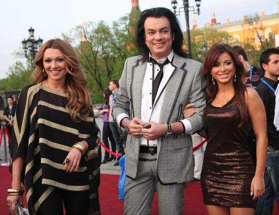 Angelika Agurbash, Filipp Kirkorov and Ani Lorak