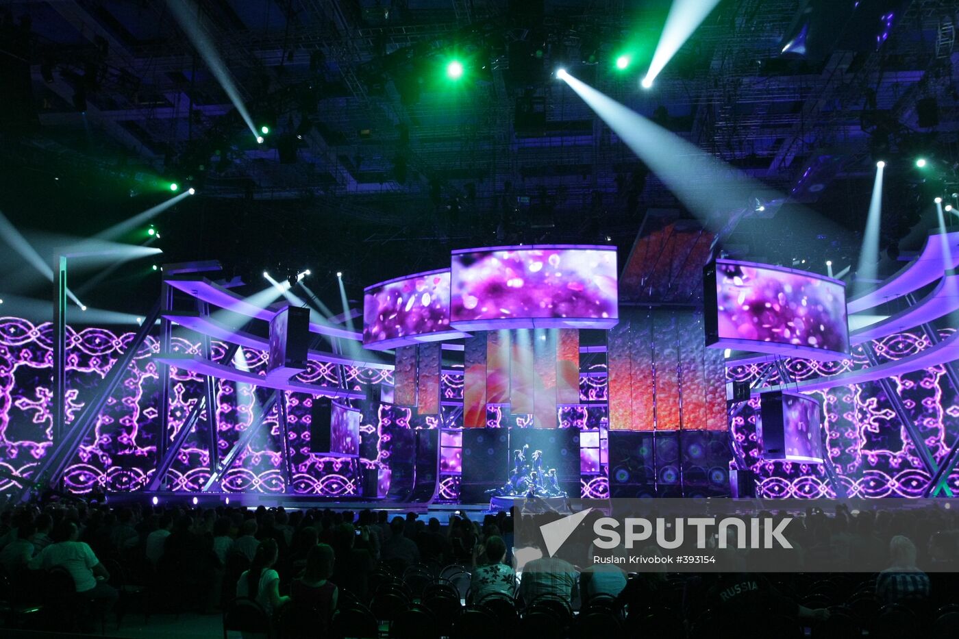 First rehearsal of Eurovision 2009 first semifinal