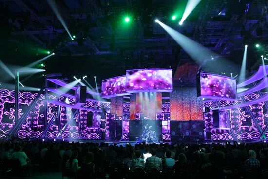 First rehearsal of Eurovision 2009 first semifinal