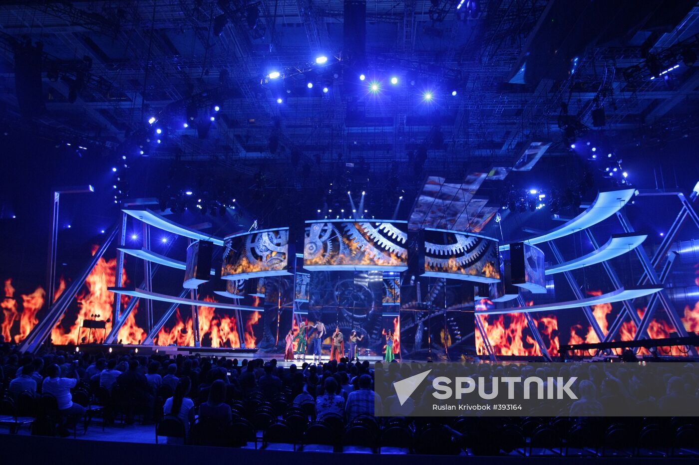 Eurovision 2009. First semifinal qualifier's first rehearsal