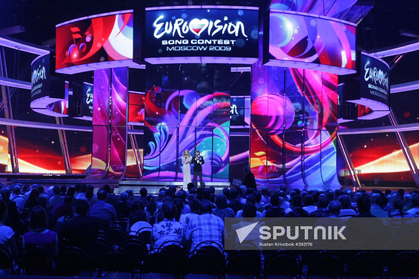 First rehearsal of Eurovision 2009 first semifinal