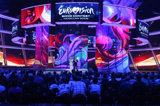 First rehearsal of Eurovision 2009 first semifinal