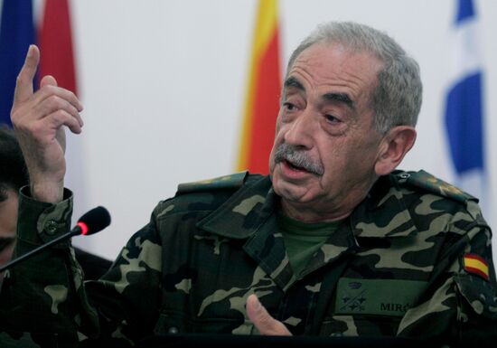 News conference on NATO exercises in Georgia