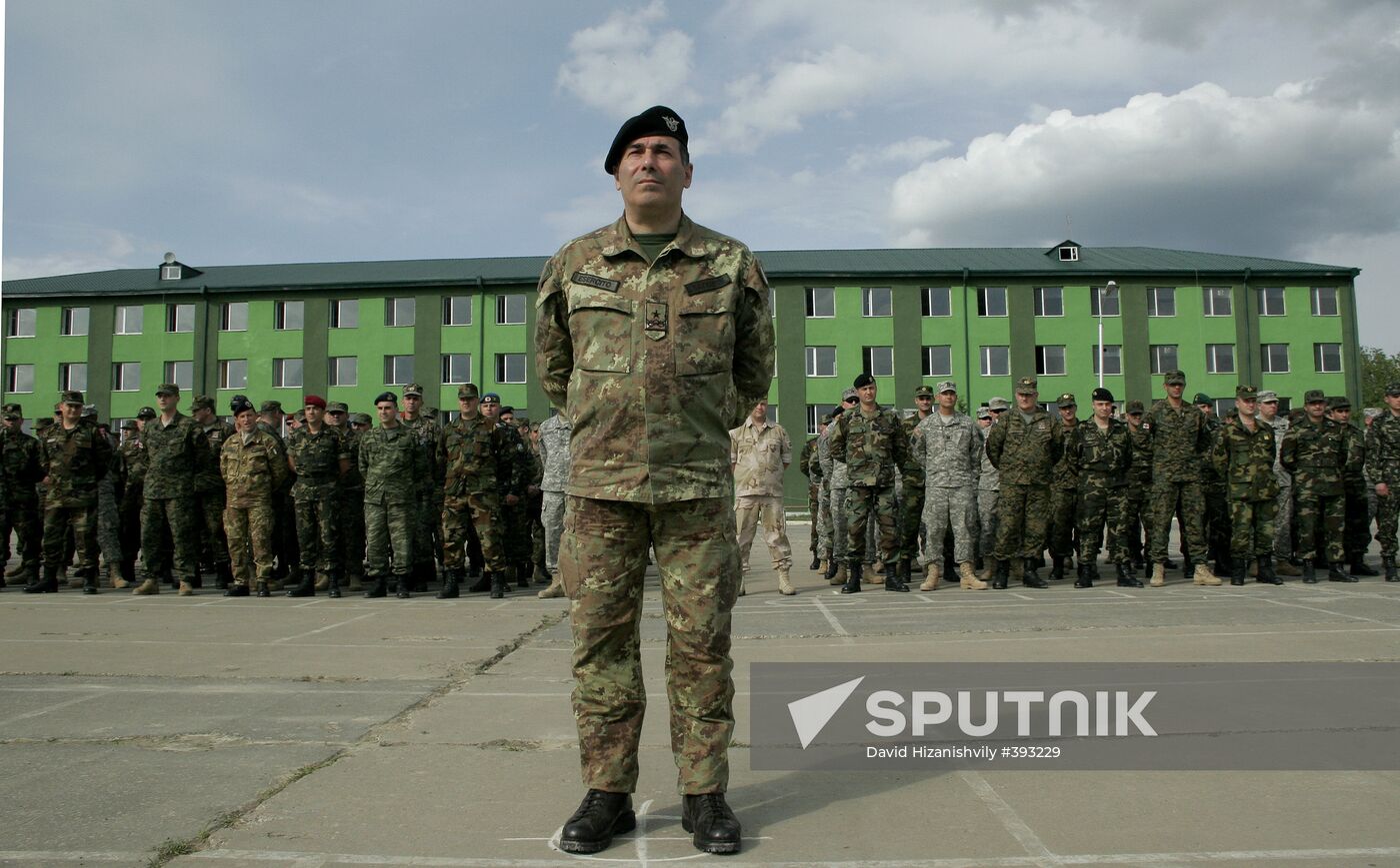 NATO exercises start at Vasiani base outside Tbilisi