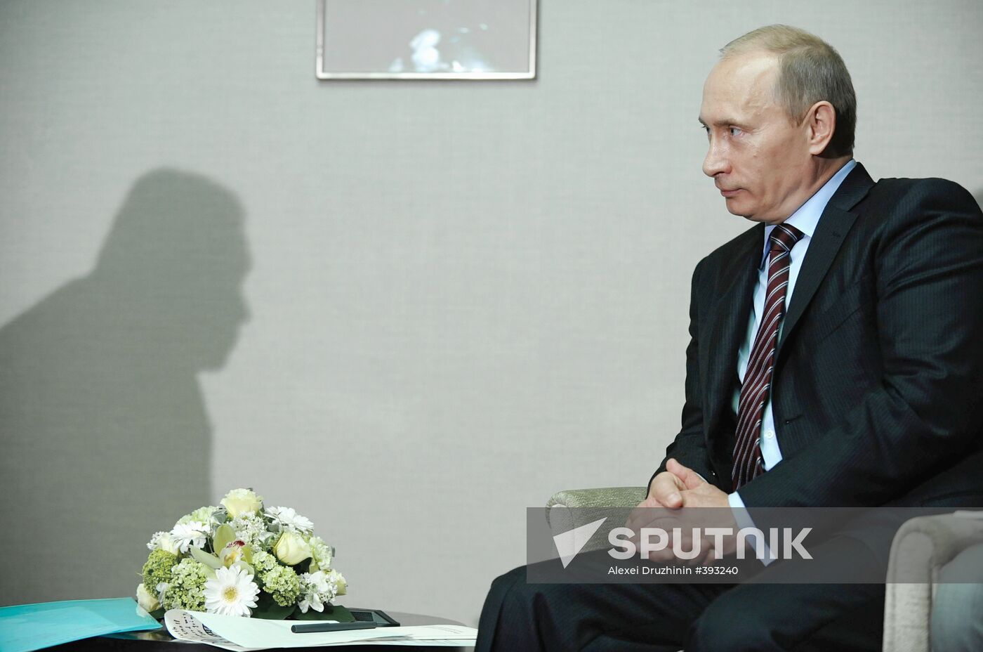 Prime Minister Vladimir Putin visiting Japan