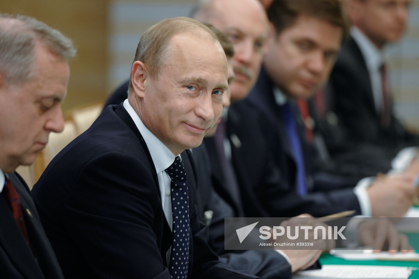 Prime Minister Vladimir Putin visiting Japan