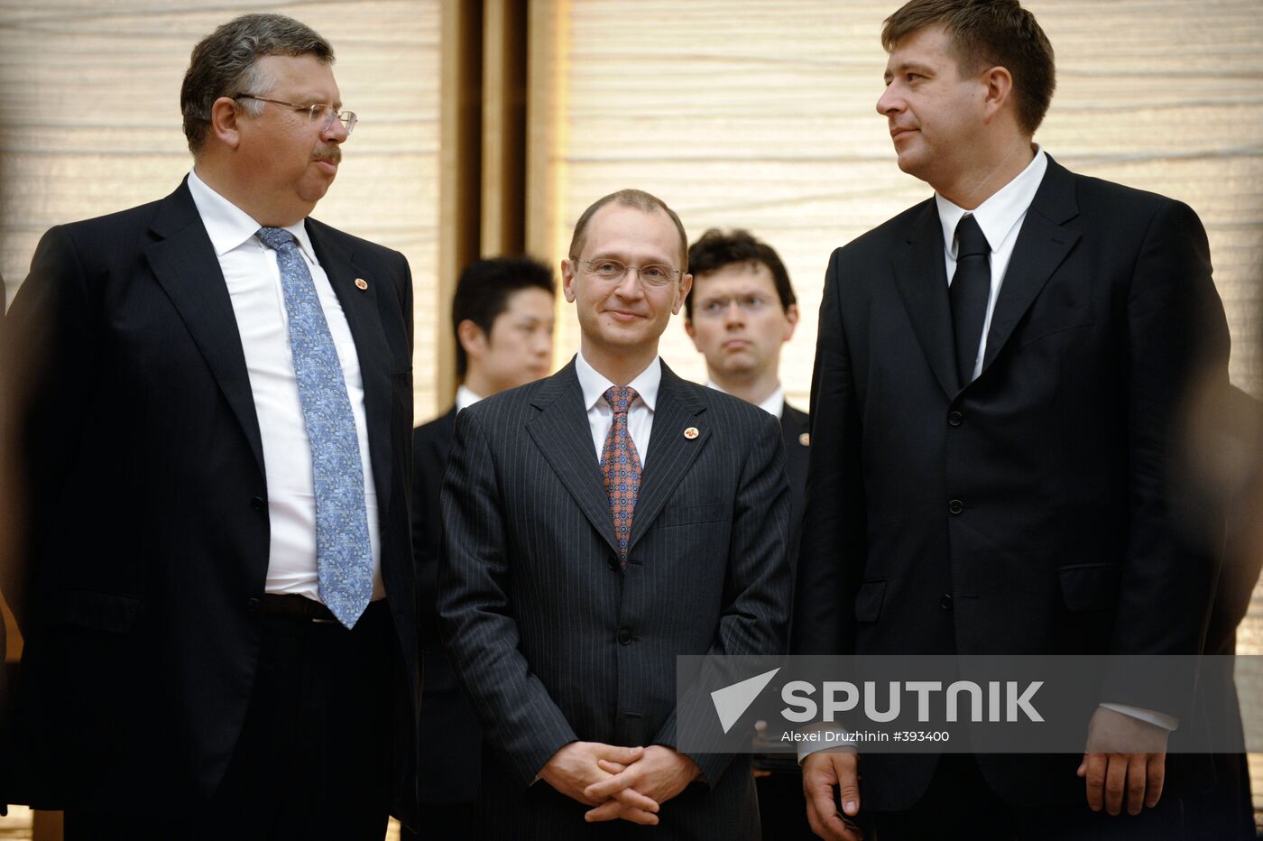 Prime Minister Vladimir Putin visiting Japan