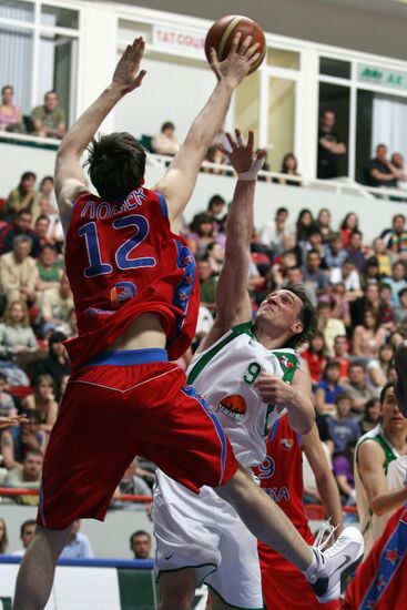 Russian Basketball Super League. CSKA Moscow 74-66 UNICS Kazan