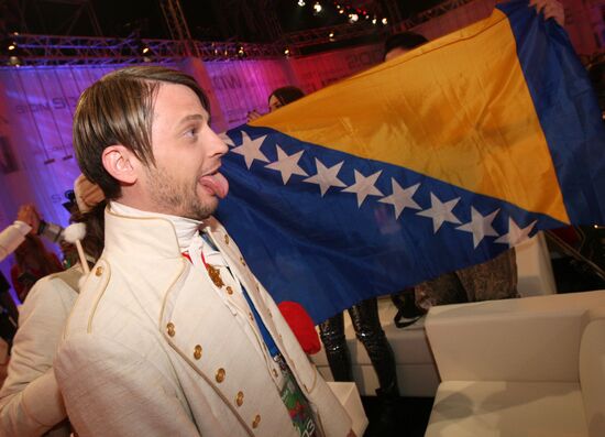 2009 Eurovision first semi-final. Bosnia & Herzegovina's Regina