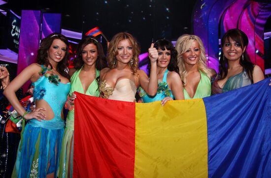 2009 Eurovision first semi-final. Romania's Elena George