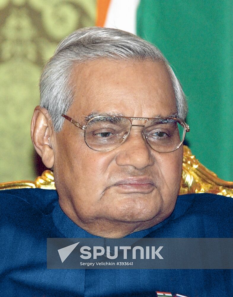 Indian Prime Minister Atal Bihari Vajpayee