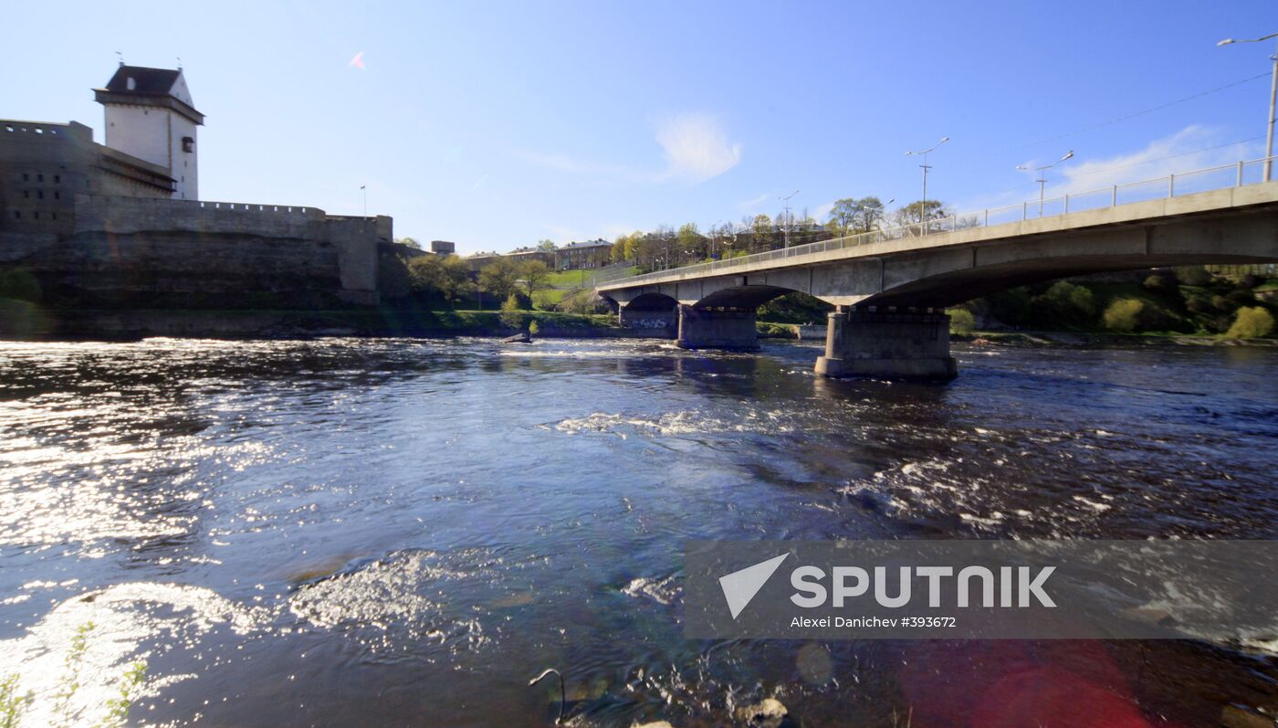 State border between Russia and Estonia