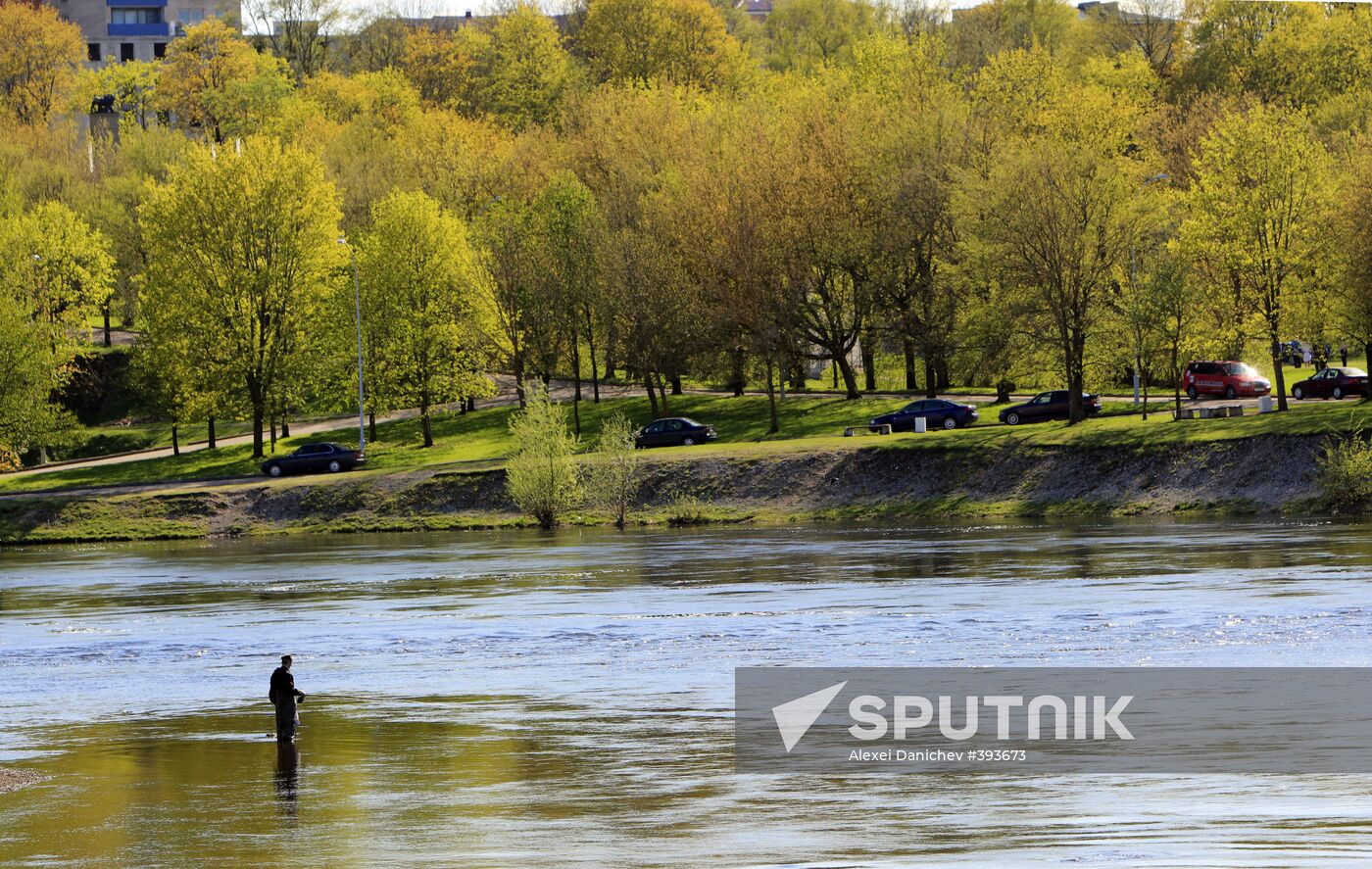 State border between Russia and Estonia