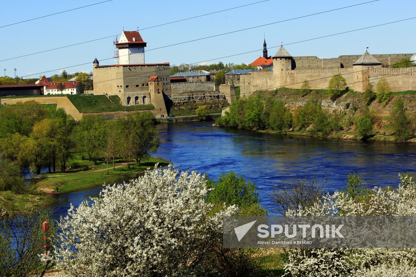 State border between Russia and Estonia