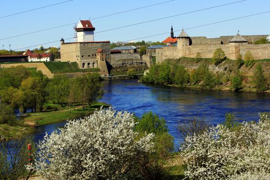 State border between Russia and Estonia