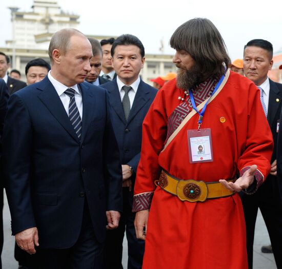 Vladimir Putin. Start of expedition "Following Silk Road"