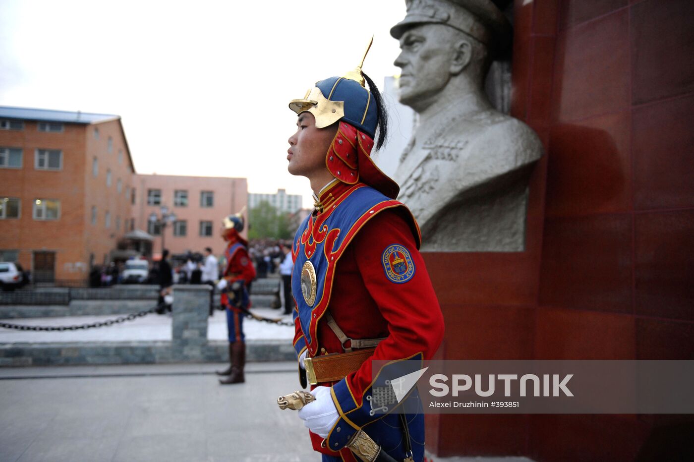 Monument to Georgy Zhukov in Ulan Bator