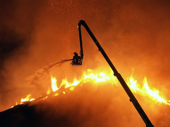 Fire in Manezh