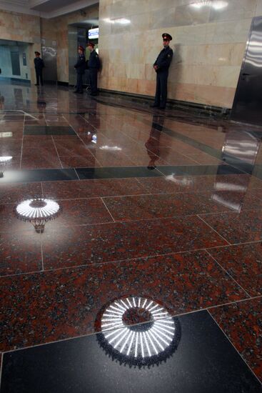 Kurskaya Station, Circular Line, opens its lobby after repairs