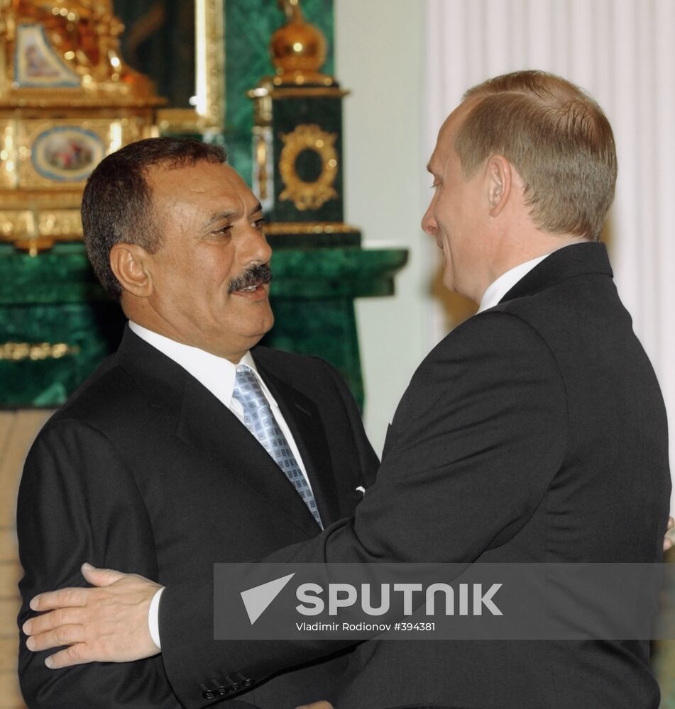 Vladimir Putin, Ali Abdullah Saleh