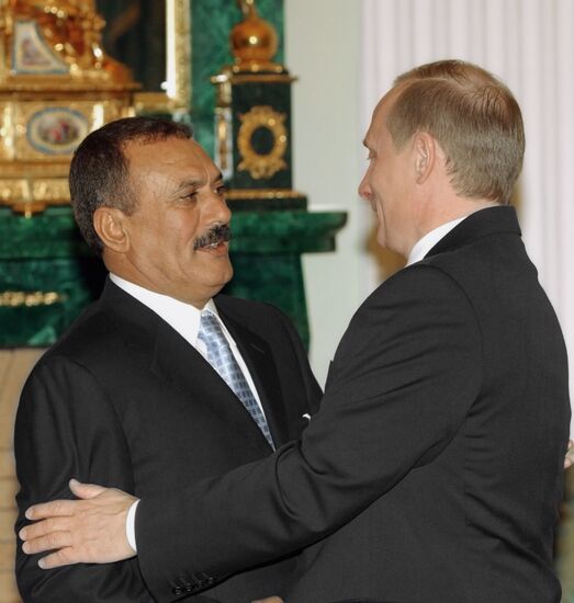 Vladimir Putin, Ali Abdullah Saleh