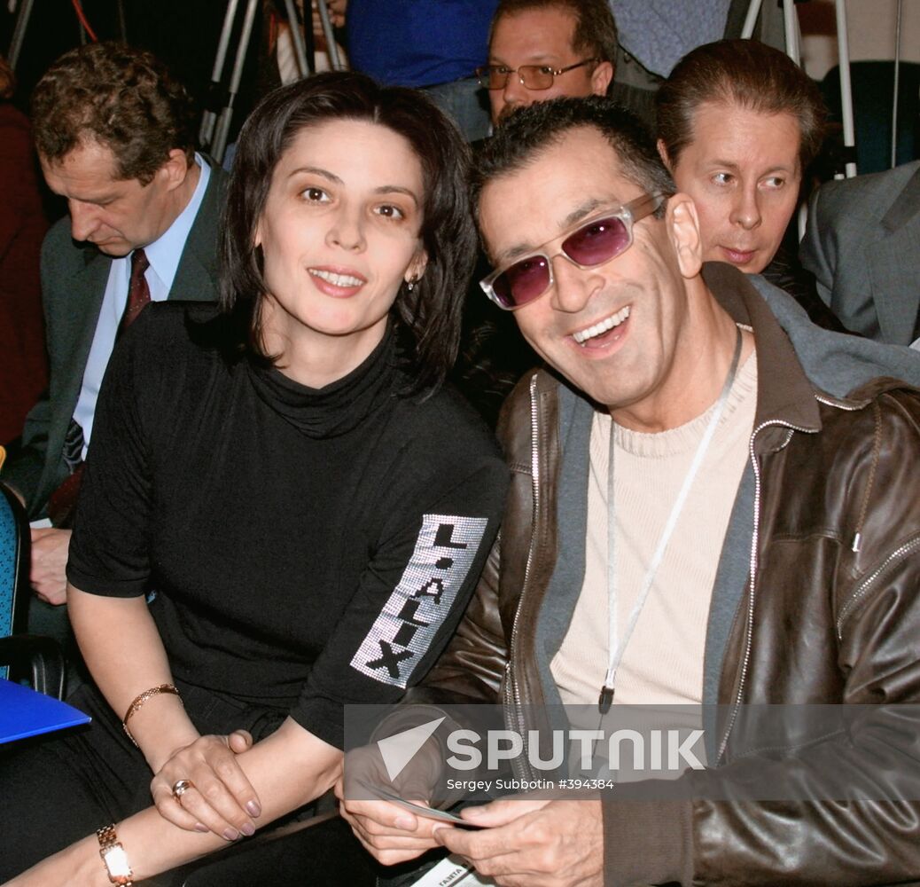 Actress Lidia Velezheva, singer Alexander Buinov