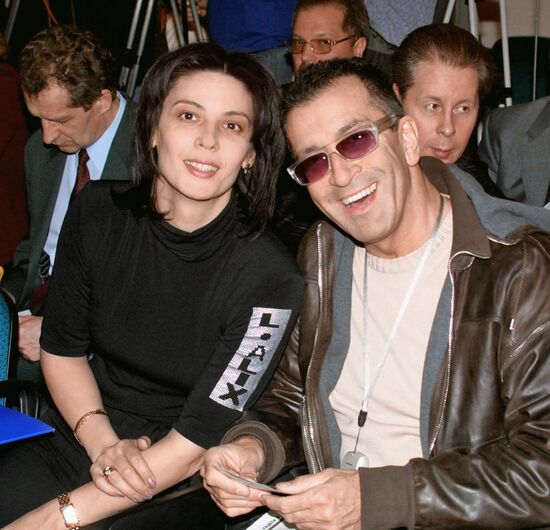 Actress Lidia Velezheva, singer Alexander Buinov