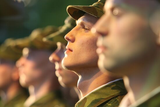 Kaliningrad conscripts to serve in the presidential regiment