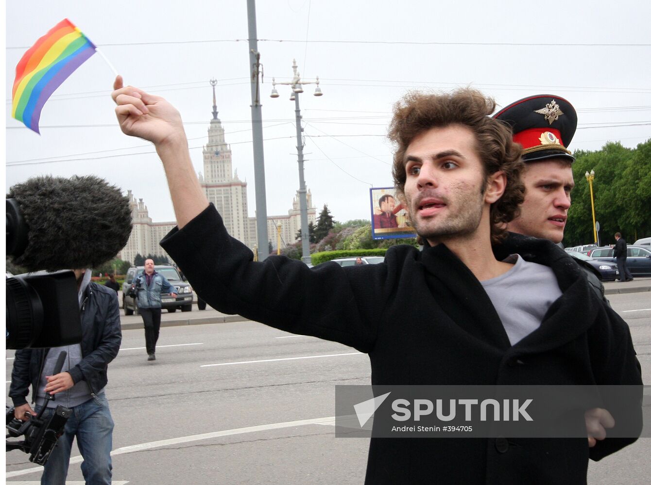 Police detain "Slavic gay parade" participants