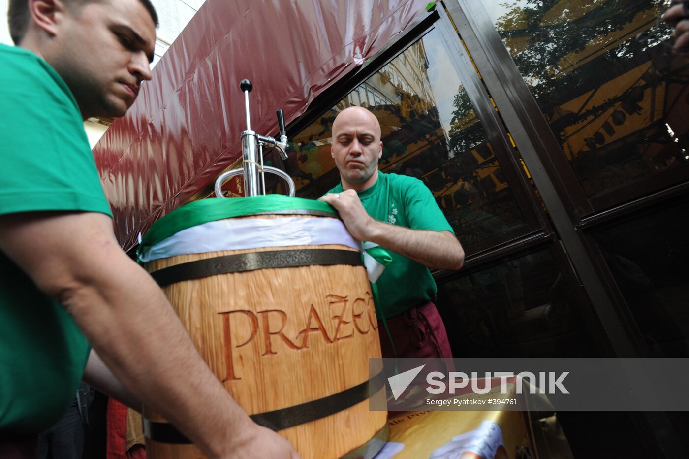 First Prazecka Czech beer festival in Moscow
