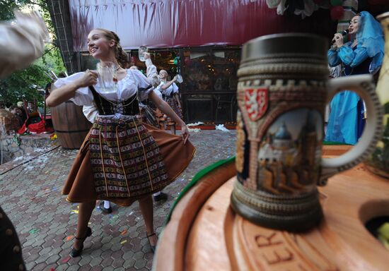 First Prazecka Czech beer festival in Moscow